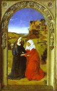 Dieric Bouts The Visitation. oil painting on canvas